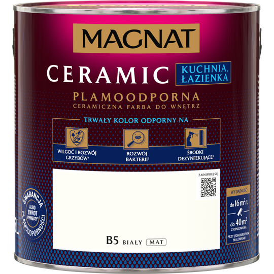 MAGNAT Cer KŁ czysta biel B5 2,5L MAGNAT Cer KŁ czysta biel B5 2,5L