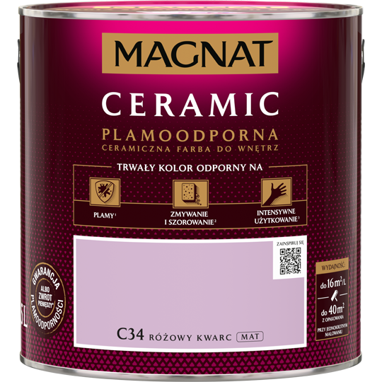 MAGNAT Ceramic różowy kwarc C34 2,5L