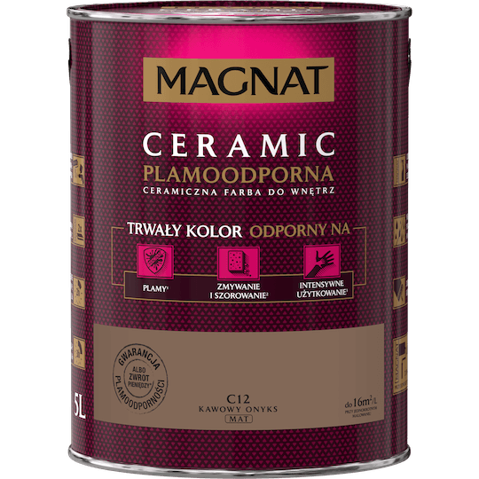 MAGNAT Ceramic kawowy onyks C12 5L