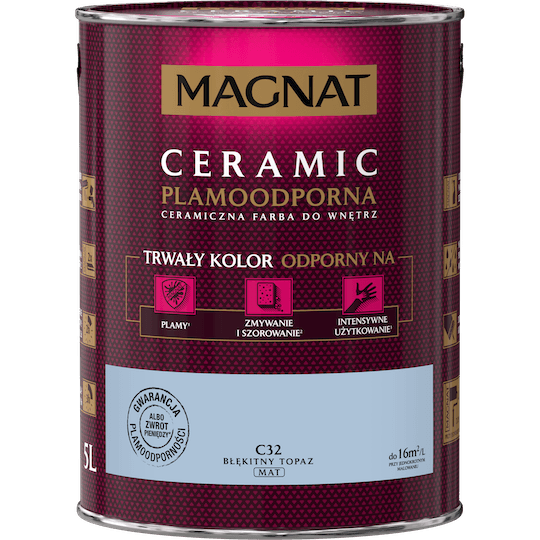 MAGNAT Ceramic błękitny topaz C32 5L