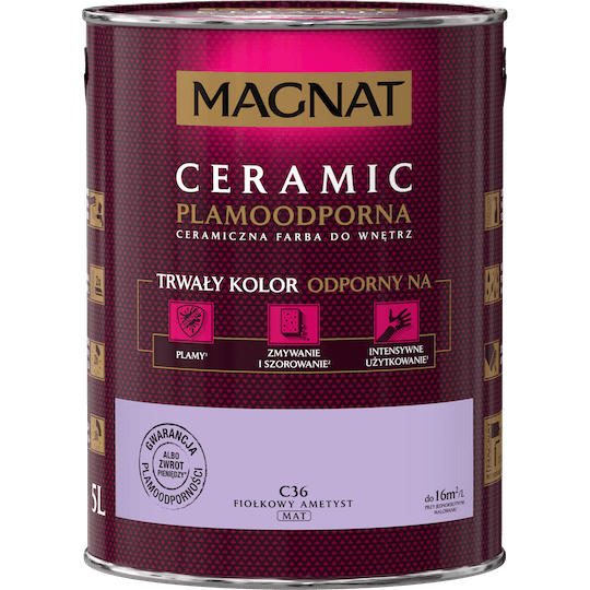 MAGNAT Ceramic fiołkowy ametyst C36 5L
