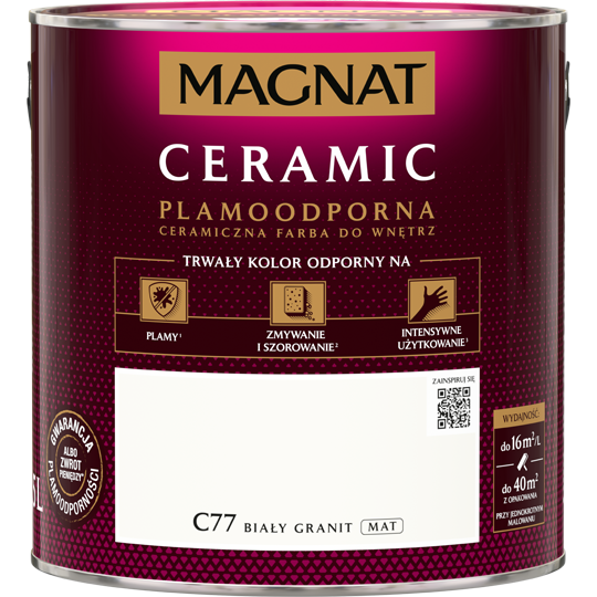 MAGNAT Ceramic biały granit C77 2,5L
