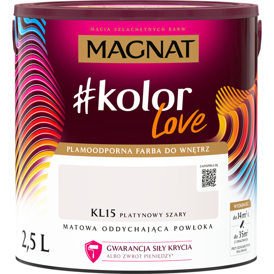 Magnat KLove KL15 platynowy szary 2,5L