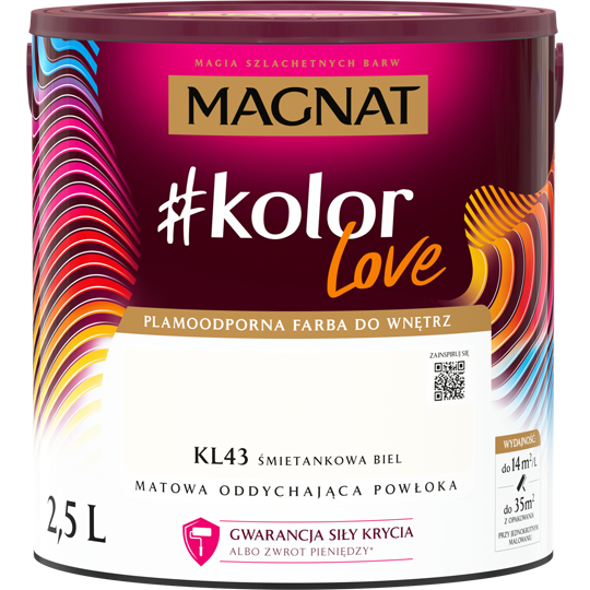 Magnat KLove KL43 śmietankowa biel 2,5L