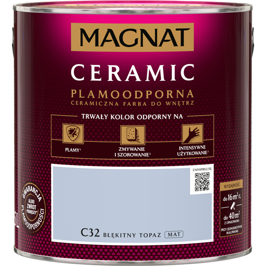 MAGNAT Ceramic błękitny topaz C32 2,5L MAGNAT Ceramic błękitny topaz C32 2,5L