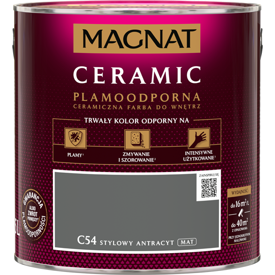 MAGNAT Ceramic stylowy antracyt C54 2,5L MAGNAT Ceramic stylowy antracyt C54 2,5L
