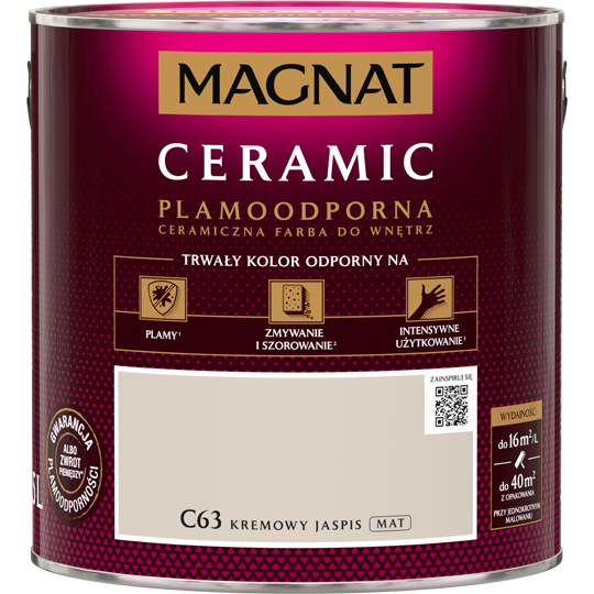 MAGNAT Ceramic kremowy jaspis C63 2,5L
