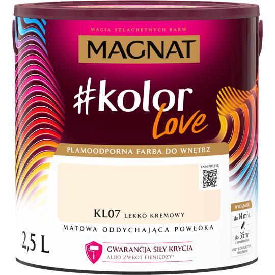 Magnat KLove KL07 lekko kremowy 2,5L Magnat KLove KL07 lekko kremowy 2,5L