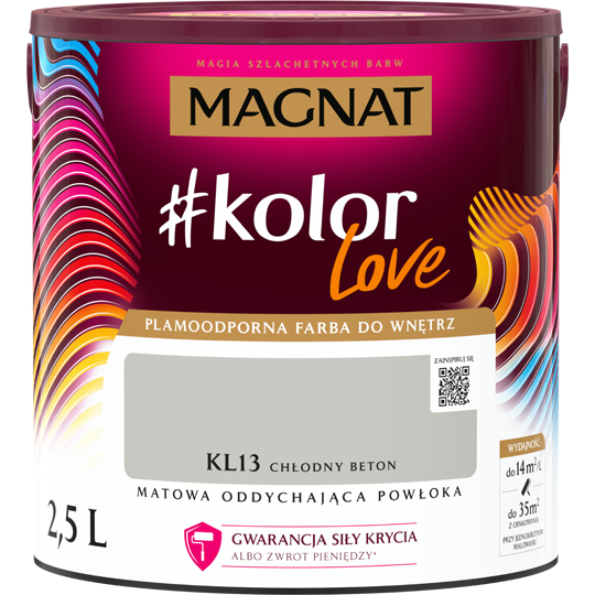 Magnat KLove KL13 chłodny beton 2,5L Magnat KLove KL13 chłodny beton 2,5L