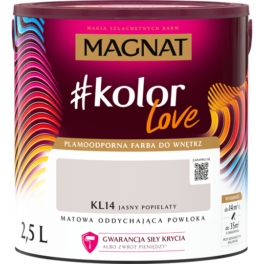 Magnat KLove KL14 jasny popielaty 2,5L Magnat KLove KL14 jasny popielaty 2,5L