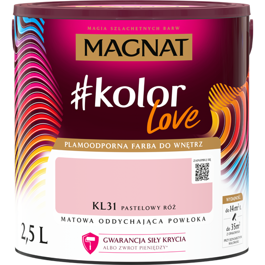 Magnat KLove KL31 pastelowy róż 2,5L Magnat KLove KL31 pastelowy róż 2,5L