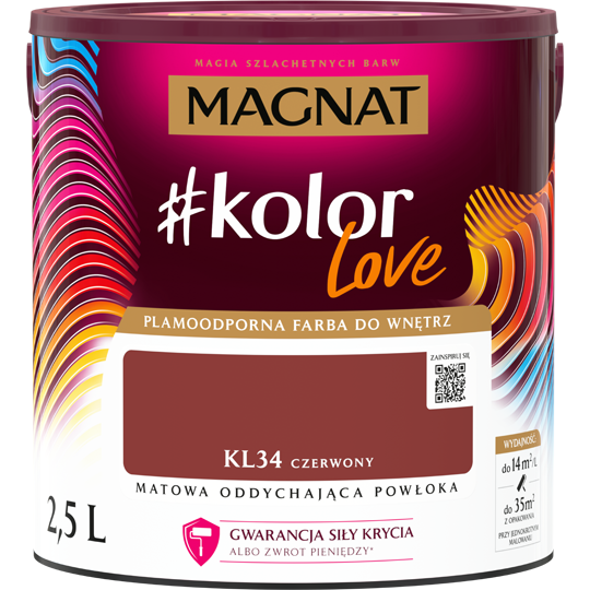 Magnat KLove KL34 czerwony 2,5L Magnat KLove KL34 czerwony 2,5L
