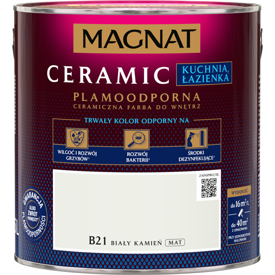 MAGNAT Cer KŁ biały kamień B21 2,5L MAGNAT Cer KŁ biały kamień B21 2,5L