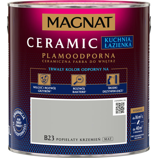 MAGNAT Cer KŁ popiel krzemień B23 2,5L MAGNAT Cer KŁ popiel krzemień B23 2,5L