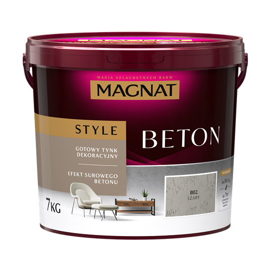 MAGNAT STYLE Beton B02 Szary 7KG