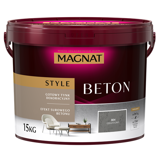 MAGNAT STYLE Beton B04 Grafitowy 15KG