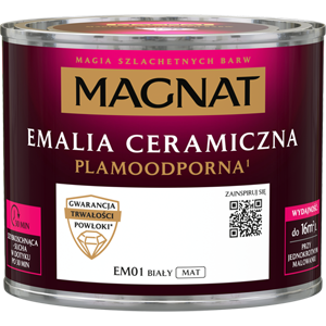 Magnat Em.Cer EM01 mat Biały 0,5L Magnat Em.Cer EM01 mat Biały 0,5L