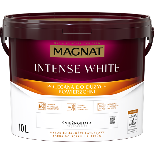 Magnat Intense White Śnieżnobiały 10L