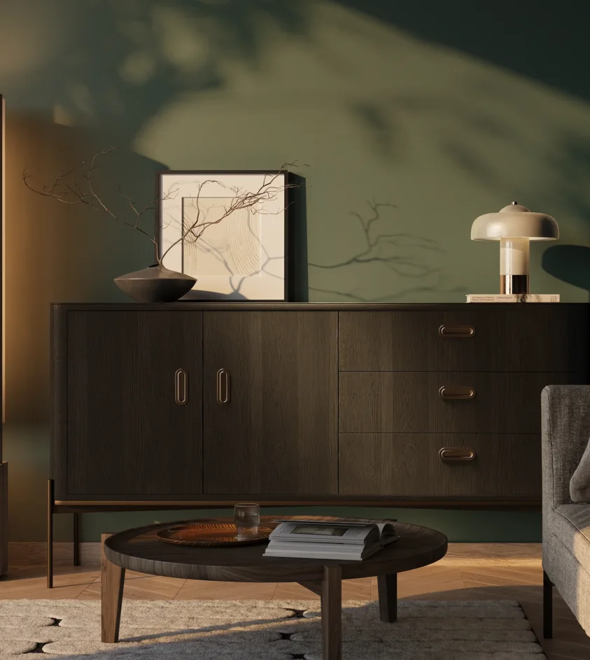 P07_MAGNAT_piaskowy-opal_salon_03_wieczor_03_RAL6004