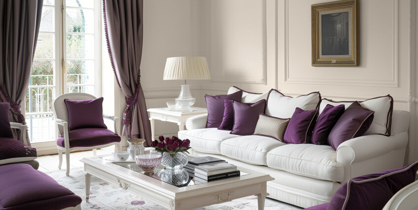 812597215-klasyczny-salon-z-biala-sofa-i-fioletowymi-dodatkami-C2