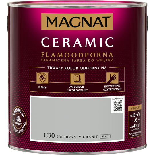 MAGNAT Ceramic srebrzysty gran C30 2,5L MAGNAT Ceramic srebrzysty gran C30 2,5L