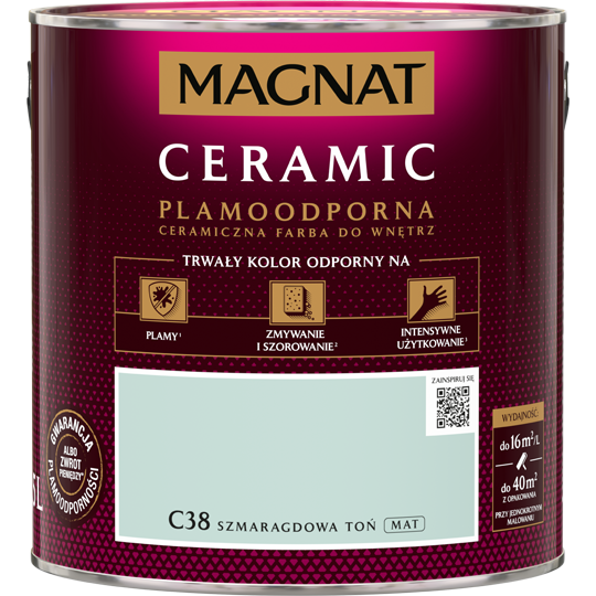 MAGNAT Ceramic szmaragdowa toń C38 2,5L MAGNAT Ceramic szmaragdowa toń C38 2,5L