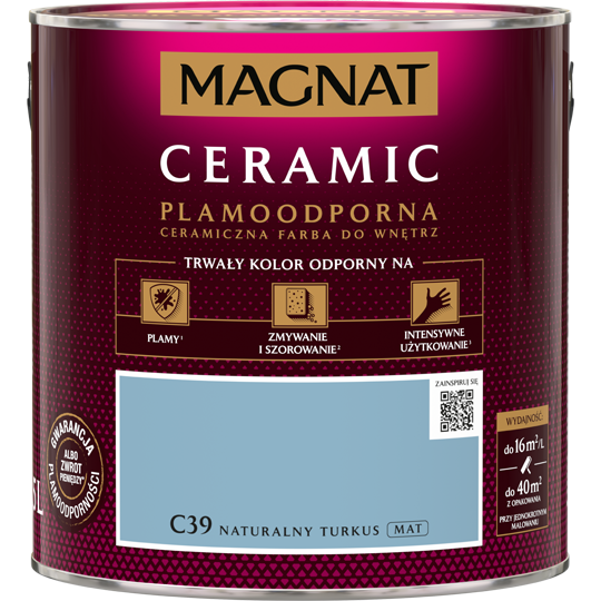 MAGNAT Ceramic naturalny turkus C39 2,5L MAGNAT Ceramic naturalny turkus C39 2,5L