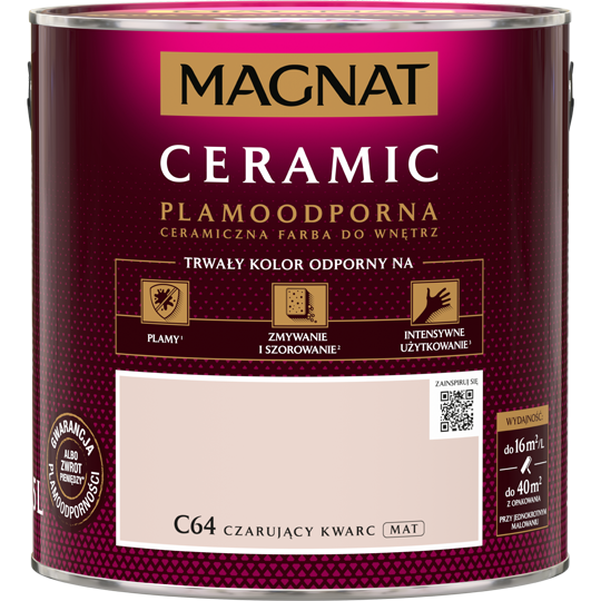 MAGNAT Ceramic czarujący kwarc C64 2,5L MAGNAT Ceramic czarujący kwarc C64 2,5L